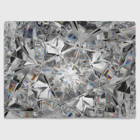Плед 3D с принтом Бриллиантовый блеск в Кировске, 100% полиэстер | закругленные углы, все края обработаны. Ткань не мнется и не растягивается | cut | diamond | gem | glitter | jewel | kaleidoscope | luxury | shine | sparkle | white | алмаз | белый | блеск | бриллиант | диамант | драгоценность | драгоценный камень | калейдоскоп | люкс | огранка | роскошь | сверкать | сияние
