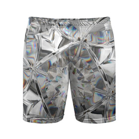Мужские шорты 3D спортивные с принтом Бриллиантовый блеск в Кировске,  |  | Тематика изображения на принте: cut | diamond | gem | glitter | jewel | kaleidoscope | luxury | shine | sparkle | white | алмаз | белый | блеск | бриллиант | диамант | драгоценность | драгоценный камень | калейдоскоп | люкс | огранка | роскошь | сверкать | сияние