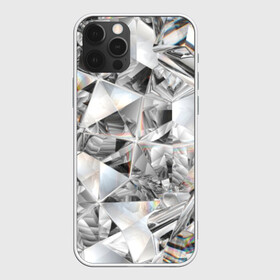 Чехол для iPhone 12 Pro Max с принтом Бриллиантовый блеск в Кировске, Силикон |  | cut | diamond | gem | glitter | jewel | kaleidoscope | luxury | shine | sparkle | white | алмаз | белый | блеск | бриллиант | диамант | драгоценность | драгоценный камень | калейдоскоп | люкс | огранка | роскошь | сверкать | сияние