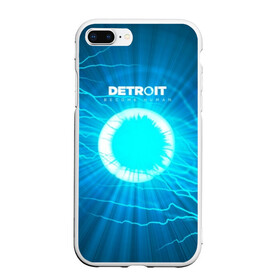 Чехол для iPhone 7Plus/8 Plus матовый с принтом Detroit Вecome Human в Кировске, Силикон | Область печати: задняя сторона чехла, без боковых панелей | Тематика изображения на принте: 3d | cтать человеком | detroit city | detroit: вecome human | игра | интерактивная | квест | кинематограф | приключения | франция