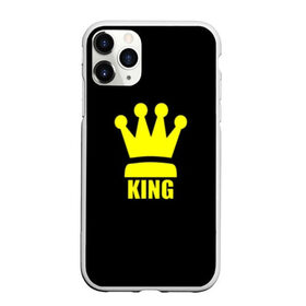 Чехол для iPhone 11 Pro Max матовый с принтом King в Кировске, Силикон |  | king | король | корона | прикол | шахматы