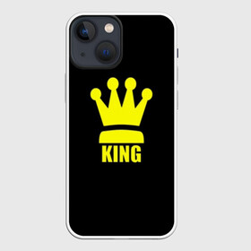 Чехол для iPhone 13 mini с принтом King в Кировске,  |  | king | король | корона | прикол | шахматы
