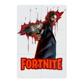 Магнитный плакат 2Х3 с принтом John Wick Fortnite в Кировске, Полимерный материал с магнитным слоем | 6 деталей размером 9*9 см | Тематика изображения на принте: 2019 | armor | armour | cybersport | esport | fortnite | game | john wick | llama | logo | the reaper | the reaper half fortnite | броня | джон уик | игра | киберспорт | лама | симулятор строительства | строительство | фортнайт | черный