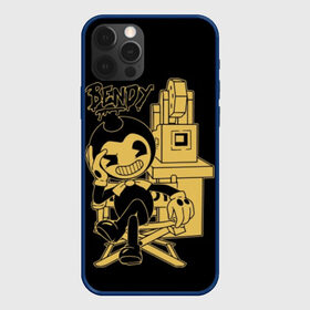 Чехол для iPhone 12 Pro с принтом Bendy And The Ink Machine (40) в Кировске, силикон | область печати: задняя сторона чехла, без боковых панелей | Тематика изображения на принте: bendy | bendy and the ink machine | devil | game | horror | ink | mask | бенди | бенди и чернильная машина | краска | чернила