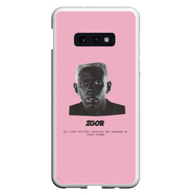 Чехол для Samsung S10E с принтом Tyler The Creator (IGOR) в Кировске, Силикон | Область печати: задняя сторона чехла, без боковых панелей | bomb | boy | cherry | creator | flower | igor | rap | tayler | the | tyler | альбом | игорь | криэйтор | музыка | реп | рэп | тайлер