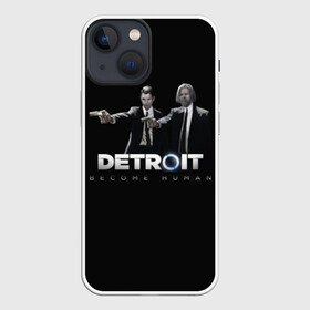 Чехол для iPhone 13 mini с принтом Detroit become human в Кировске,  |  | 2038 | become | connor | dbh | dbhpk19 | gavin reed | human | quantic | reed | reed900 | rk800 | rk900 | андроид | девиант | детройт | кара | квест | коннор | маркус