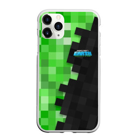 Чехол для iPhone 11 Pro матовый с принтом Minecraft EARTH в Кировске, Силикон |  | craft | creeper | earth | game | green | logo | mine | minecraft | mobile | online | world | зеленый | земля | зомби | игра | крипер | лого | майкрафт | майнкрафт | мир | мобайл | онлайн | планета | синий | текстура