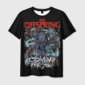 Мужская футболка 3D с принтом Offspring в Кировске, 100% полиэфир | прямой крой, круглый вырез горловины, длина до линии бедер | Тематика изображения на принте: offspring | ofspring | punk | rock | the offspring | группы | музыка | офспринг | оффспринг | панк | рок