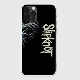 Чехол для iPhone 12 Pro с принтом Slipknot. в Кировске, силикон | область печати: задняя сторона чехла, без боковых панелей | 3d | slipknot | металл | музыка | надпись | ню метал группа | рок | руки | слипкнот | текстура