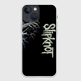 Чехол для iPhone 13 mini с принтом Slipknot. в Кировске,  |  | 3d | slipknot | металл | музыка | надпись | ню метал группа | рок | руки | слипкнот | текстура