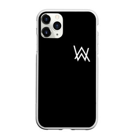 Чехол для iPhone 11 Pro матовый с принтом ALAN WALKER (НА СПИНЕ) в Кировске, Силикон |  | alan walker | aw | electro | electro music | music | алан уокер | музыка | музыкант | электро | электронная музыка