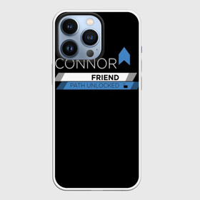 Чехол для iPhone 13 Pro с принтом CONNOR FRIEND в Кировске,  |  | 2038 | become | connor | dbh | dbhpk19 | gavin reed | human | quantic | reed | reed900 | rk800 | rk900 | андроид | девиант | детройт | кара | квест | коннор | маркус