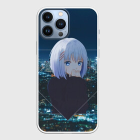 Чехол для iPhone 13 Pro Max с принтом Origami Tobiichi в Кировске,  |  | anime | anime girl | date a live | ангел | аниме | город | девушка | дух | мастер | небо | ночь | оригами тобиичи | оририн | персонаж | сериал | старшая школа райзен | тян | тянка