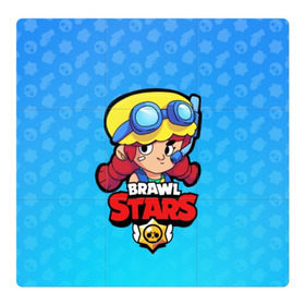 Магнитный плакат 3Х3 с принтом Jessie - BRAWL STARS в Кировске, Полимерный материал с магнитным слоем | 9 деталей размером 9*9 см | brawl | bull | colt | crow | el primo | game | games | jessie | leon | moba | online | penny | poco | shelly | spike | star | stars | wanted | брав | бравл | браво | звезда | звезды | игра | игры | лого | моба | онлайн | старс