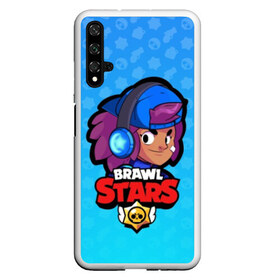 Чехол для Honor 20 с принтом Shelly - BRAWL STARS в Кировске, Силикон | Область печати: задняя сторона чехла, без боковых панелей | brawl | bull | colt | crow | el primo | game | games | leon | moba | online | penny | poco | shelly | spike | star | stars | wanted | брав | бравл | браво | звезда | звезды | игра | игры | онлайн | старс