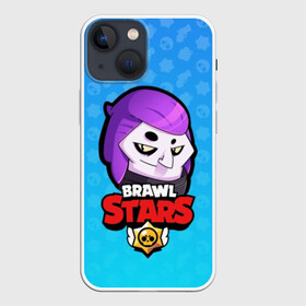 Чехол для iPhone 13 mini с принтом Mortis   BRAWL STARS в Кировске,  |  | brawl | bull | colt | crow | el primo | game | games | leon | moba | mortis | online | penny | poco | shelly | spike | star | stars | wanted | брав | бравл | браво | звезда | звезды | игра | игры | моба | онлайн | старс