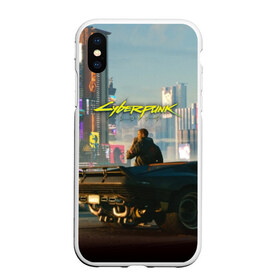 Чехол для iPhone XS Max матовый с принтом CYBERPUNK 2077 в Кировске, Силикон | Область печати: задняя сторона чехла, без боковых панелей | 2019 | cd project red | cyberpunk 2077 | future | hack | night city | samurai | sci fi | андроиды | безумие | будущее | киберпанк 2077 | логотип | роботы | самураи | фантастика | цифры