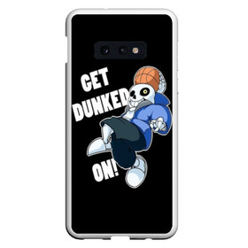 Чехол для Samsung S10E с принтом GET DUNKED в Кировске, Силикон | Область печати: задняя сторона чехла, без боковых панелей | alphys | animation | asriel | comic dub | comic dubs | deltarune | gaming | toriel | undertale | андертеил | история | подземная | фриск | чай тв | чара