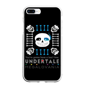 Чехол для iPhone 7Plus/8 Plus матовый с принтом Undertale в Кировске, Силикон | Область печати: задняя сторона чехла, без боковых панелей | alphys | animation | asriel | comic dub | comic dubs | deltarune | gaming | toriel | undertale | андертеил | история | подземная | фриск | чай тв | чара