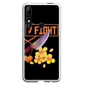 Чехол для Honor P Smart Z с принтом FIGHT в Кировске, Силикон | Область печати: задняя сторона чехла, без боковых панелей | Тематика изображения на принте: alphys | animation | asriel | comic dub | comic dubs | deltarune | gaming | toriel | undertale | андертеил | история | подземная | фриск | чай тв | чара