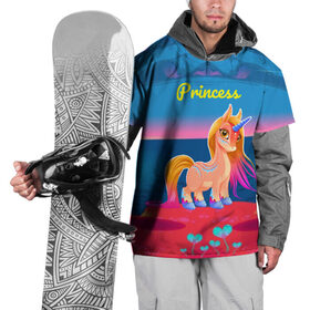 Накидка на куртку 3D с принтом Милый единорог в Кировске, 100% полиэстер |  | Тематика изображения на принте: pony | грива | девочка | единорог | конь | копыта | красивая | лошадка | лошадь | милая | пони | природа закат | радуга