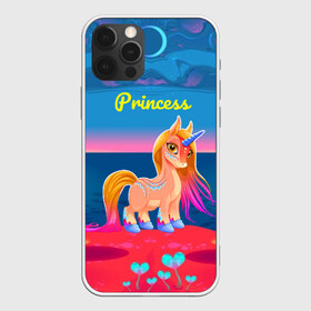 Чехол для iPhone 12 Pro Max с принтом Милый единорог в Кировске, Силикон |  | pony | грива | девочка | единорог | конь | копыта | красивая | лошадка | лошадь | милая | пони | природа закат | радуга