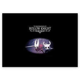 Поздравительная открытка с принтом Hollow Knight. в Кировске, 100% бумага | плотность бумаги 280 г/м2, матовая, на обратной стороне линовка и место для марки
 | 3d | hollow knight | игра | полый рыцарь | холлоу найт