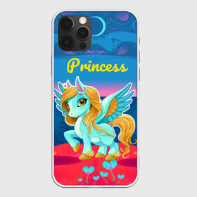 Чехол для iPhone 12 Pro Max с принтом Милый единорог в Кировске, Силикон |  | pony | грива | девочка | единорог | конь | копыта | красивая | лошадка | лошадь | милая | пони | природа закат | радуга