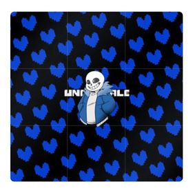 Магнитный плакат 3Х3 с принтом Undertale. в Кировске, Полимерный материал с магнитным слоем | 9 деталей размером 9*9 см | Тематика изображения на принте: 3d | pattern | pixel | sans | undertale | абстракция | андертейл | без глаз | игра | надпись | паттерн | пиксель | пикселя | подземная история | сердце | текстура