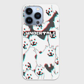 Чехол для iPhone 13 Pro с принтом Undertale (Надоедливый пёс). в Кировске,  |  | 3d | glitch | pixel | undertale | андертейл | без глаз | глитч | игра | надоедливая собака | надоедливый пес | надпись | пиксель | пикселя | подземная история | текстура