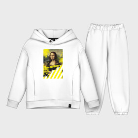 Детский костюм хлопок Oversize с принтом mona lisa в Кировске,  |  | impressionism off white | mona lisa | off white | off white купить | off white мужской | off white цена