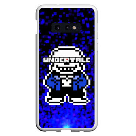 Чехол для Samsung S10E с принтом Undertale в Кировске, Силикон | Область печати: задняя сторона чехла, без боковых панелей | 3d | pixel | undertale | абстракция | андертейл | геометрия | игра | надпись | пиксель | пикселя | подземная история | текстура