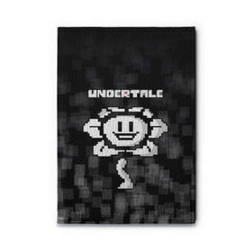 Обложка для автодокументов с принтом Undertale. в Кировске, натуральная кожа |  размер 19,9*13 см; внутри 4 больших “конверта” для документов и один маленький отдел — туда идеально встанут права | 3d | pixel | undertale | абстракция | андертейл | геометрия | игра | надпись | пиксель | пикселя | подземная история | текстура | цветок