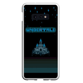 Чехол для Samsung S10E с принтом Undertale (Замок) в Кировске, Силикон | Область печати: задняя сторона чехла, без боковых панелей | 3d | pixel | undertale | абстракция | андертейл | волшебный | волшебство | геометрия | замок | звезды | игра | надпись | пиксель | пикселя | подземная история | текстура