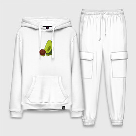 Мужской костюм хлопок с толстовкой с принтом Avocado R.I.P. в Кировске,  |  | авокадо | арт | веган | вегетарианец | вкусняшка | еда | жиры | зеленый | зож | косточка | милый | овощи | пп | фрукты | юмор