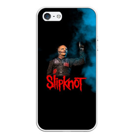 Чехол для iPhone 5/5S матовый с принтом Slipknot в Кировске, Силикон | Область печати: задняя сторона чехла, без боковых панелей | slipknot | джей вайнберг | кори тейлор | крис фен | крэйг джонс | метал | мик томсон | музыка | петля | рок | сид уилсон | скользящий узел | слайпкнот | слипкнот | слипнот | удавка