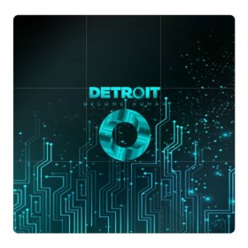 Магнитный плакат 3Х3 с принтом Detroit: Вecome Human в Кировске, Полимерный материал с магнитным слоем | 9 деталей размером 9*9 см | Тематика изображения на принте: 3d | cтать человеком | detroit city | detroit: вecome human | игра | интерактивная | квест | кинематограф | приключения | франция