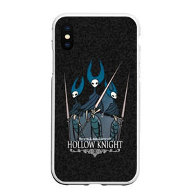 Чехол для iPhone XS Max матовый с принтом Hollow Knight (Богомол) в Кировске, Силикон | Область печати: задняя сторона чехла, без боковых панелей | 3d | cherry magic | hollow knight | mantis | богомол | игра | лорды | полый рыцарь | холлоу найт