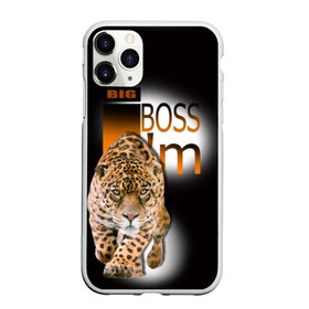 Чехол для iPhone 11 Pro Max матовый с принтом Я Босс Im big boss в Кировске, Силикон |  | big boss | кружка с леопардом
купить | купить футболку boss | купить футболку босс | подарок начальнику | стильная футболка | футболка с леопардом купить | я босс | я начальник