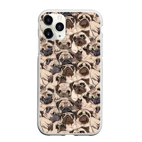 Чехол для iPhone 11 Pro Max матовый с принтом Мопсы в Кировске, Силикон |  | Тематика изображения на принте: animal | attractive face | breed | cute | dog | eyes | funny | look | pug | puppy | взгляд | глаза | животное | забавный | милый | мопс | порода | собака | щенок