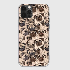 Чехол для iPhone 12 Pro Max с принтом Мопсы в Кировске, Силикон |  | animal | attractive face | breed | cute | dog | eyes | funny | look | pug | puppy | взгляд | глаза | животное | забавный | милый | мопс | порода | собака | щенок