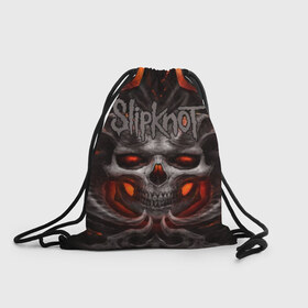 Рюкзак-мешок 3D с принтом Slipknot в Кировске, 100% полиэстер | плотность ткани — 200 г/м2, размер — 35 х 45 см; лямки — толстые шнурки, застежка на шнуровке, без карманов и подкладки | band | corey taylor | jim root | metal | mick thomson | music | official | альтернативный | глэм | готик | гранж | метал | музыка | пост | рок | хард