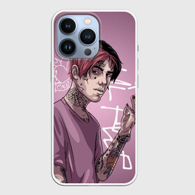 Чехол для iPhone 13 Pro с принтом Lil Peep в Кировске,  |  | crybaby | gustav elijah ahr | hellboy | lil peep | lilpeep | peep | rap | густав элайджа ар | лил пип | рэп | хип хоп | эмо рэп