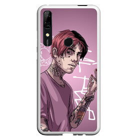 Чехол для Honor P Smart Z с принтом Lil Peep в Кировске, Силикон | Область печати: задняя сторона чехла, без боковых панелей | crybaby | gustav elijah ahr | hellboy | lil peep | lilpeep | peep | rap | густав элайджа ар | лил пип | рэп | хип хоп | эмо рэп