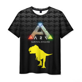Мужская футболка 3D с принтом Ark Survival Evolved в Кировске, 100% полиэфир | прямой крой, круглый вырез горловины, длина до линии бедер | ark | ark survival evolved | evolved | survival | арк