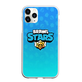 Чехол для iPhone 11 Pro Max матовый с принтом Brawl Stars в Кировске, Силикон |  | Тематика изображения на принте: 3d | blue | brawl stars | moba | pattern | абстракция | бравл старс | геометрия | жанр | игра | лого | логотип | надпись | паттерн | синий | текстура