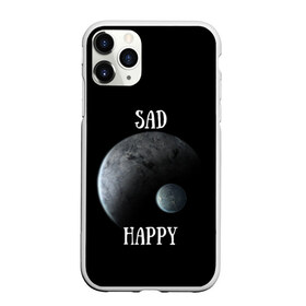 Чехол для iPhone 11 Pro матовый с принтом Sad Happy в Кировске, Силикон |  | jesus | rap | грустный | джизус | джизус возрождение | джизус рэпер | джизус ты ювелир | мерч | музыка | реп | рэп | счастливый