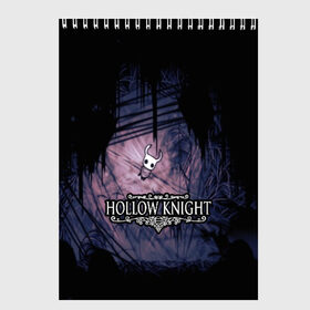 Скетчбук с принтом HOLLOW KNIGHT в Кировске, 100% бумага
 | 48 листов, плотность листов — 100 г/м2, плотность картонной обложки — 250 г/м2. Листы скреплены сверху удобной пружинной спиралью | game | games | hallownest | hollow knight | безымянный рыцарь | бои | враги | заброшенное королевство | игра | исследование | компьютерная игра | насекомые | персонаж | поиск | приключения | секреты