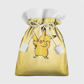 Подарочный 3D мешок с принтом Pikachu Pika Pika в Кировске, 100% полиэстер | Размер: 29*39 см | Тематика изображения на принте: pika | pikachu | аниме | детская | детям | игры | молния | мышка | мышь | пика | пикачу | покемон | покемоны
