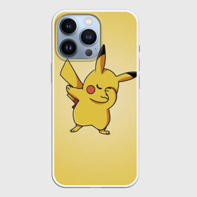 Чехол для iPhone 13 Pro с принтом Pikachu Pika Pika в Кировске,  |  | Тематика изображения на принте: pika | pikachu | аниме | детская | детям | игры | молния | мышка | мышь | пика | пикачу | покемон | покемоны